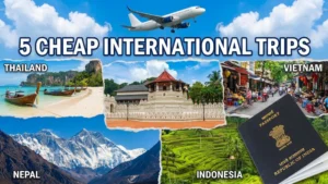 5 insanely cheap international trips from India